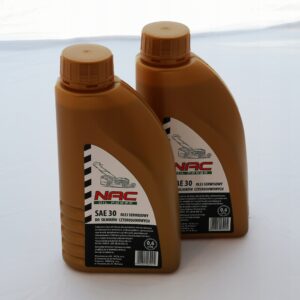 2x Olej NAC SAE30 0,6L silnikowy do kosiarek BRIGGS LONCIN VIKING