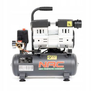 Kompresor bezolejowy NAC OF-SLM-8-0.75-IN 8 l 8 bar