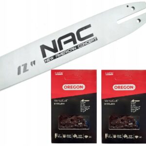 Prowadnica NAC 12" 30cm 3/8 1,3 44 + 3 ŁAŃCUCHY | TT-M2600, BP427-16MU-T