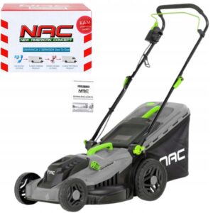 Kosiarka elektryczna NAC LE16-E-38-PB-C 1600 W Kosz - 42 l Koszenie - 38 cm