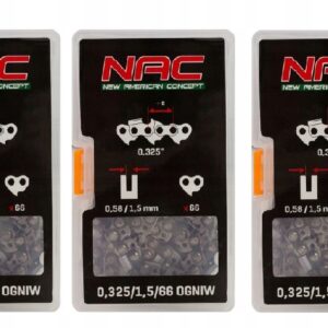 3x Łańcuch NAC 40cm/16" 325' /1,5 mm 66 ogniw