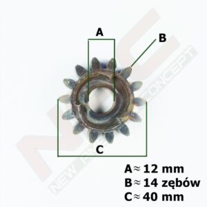 ZĘBATKA NAPĘDU "R" (14 zębów, na 1 klin) LS40-139-BR, LS1210, LS2040