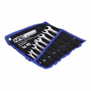 KLUCZE PŁASKO-OCZKOWE 8-19MM NAC ZESTAW KOMPLET 8 EL + ETUI NAC-SP-08-MD