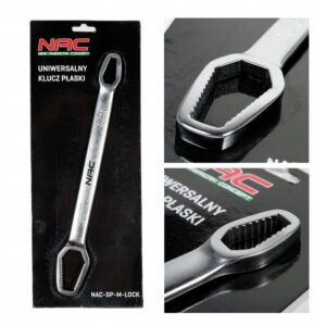 KLUCZ PŁASKI UNIWERSALNY NAC SP-M-LOCK OCZKOWY TORX 8-22MM E-10-E-24