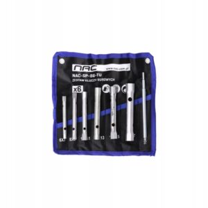 KLUCZE RUROWE NAC ZESTAW W ETUI 6 KLUCZY + TOMMY BAR 6-17MM NAC-SP-S6-TU