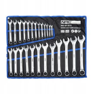 Zestaw kluczy płasko-oczkowych NAC SP-25-S